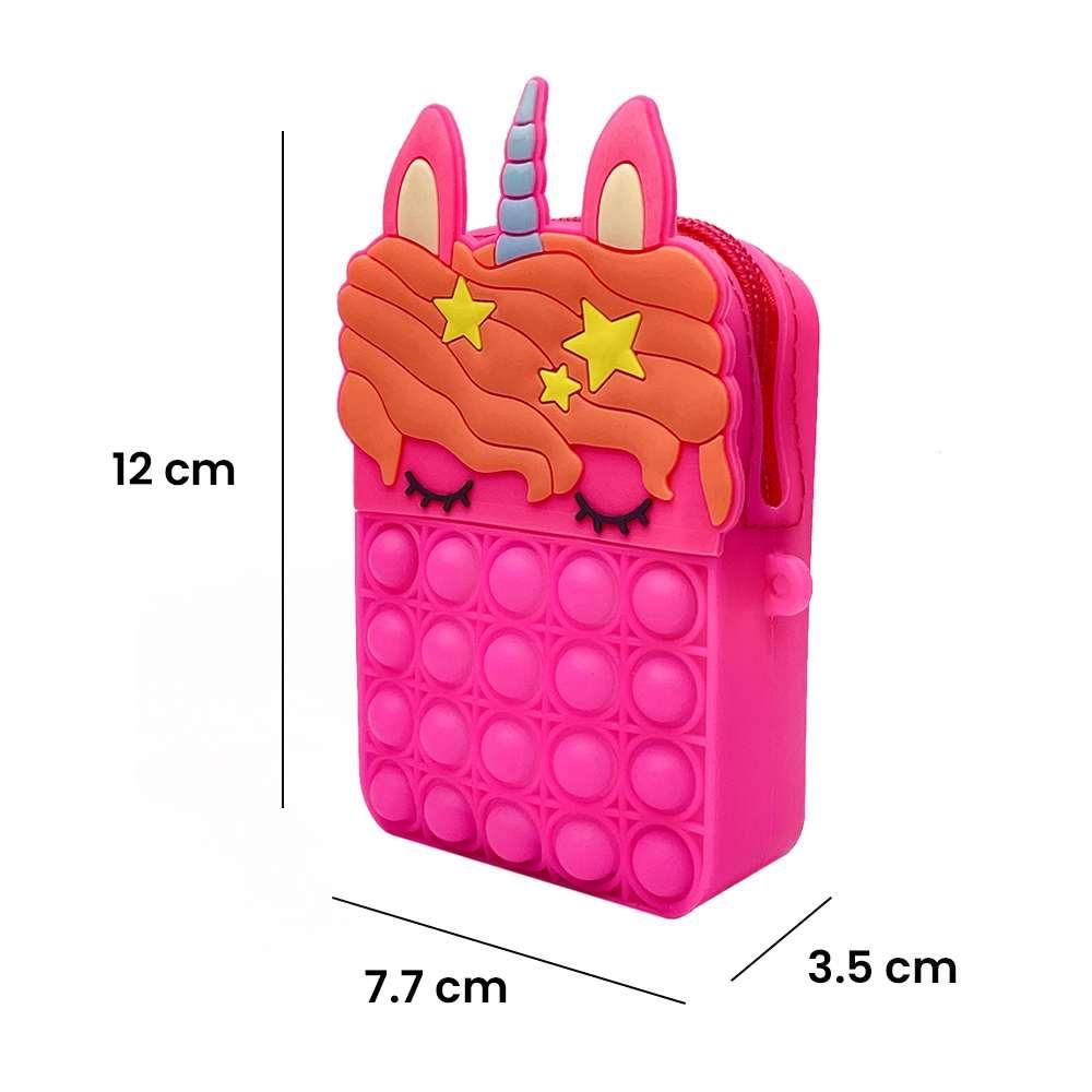 (Tiny Bag for Kids) Pop It Fidget Unicorn Sling Bag for Girls - Adjustable Strap | Multicolor | FREE SHIPPING & COD
