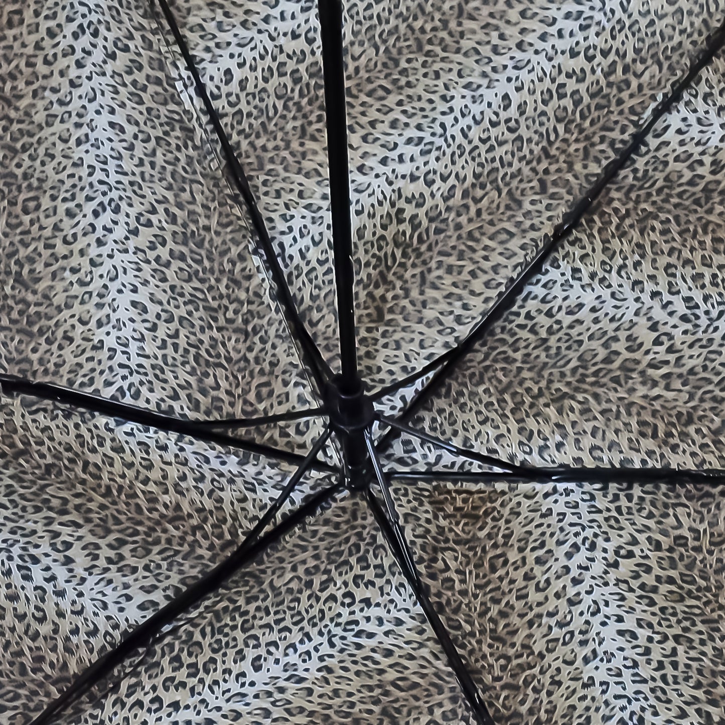 Leopard Shape 3-fold Sun Rain Protective Foldable Umbrella (1 Pc)
