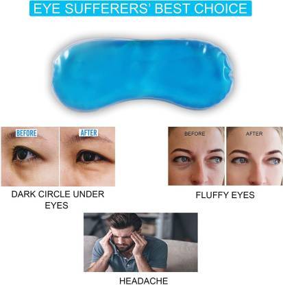 Eye Mask with Ice Pack for Sleeping & Headache Relief – Multipurpose Cold Gel Eye Cover for Puffy Eyes & Insomnia – Unisex Adjustable Sleep Mask – FREE SHIPPING, COD
